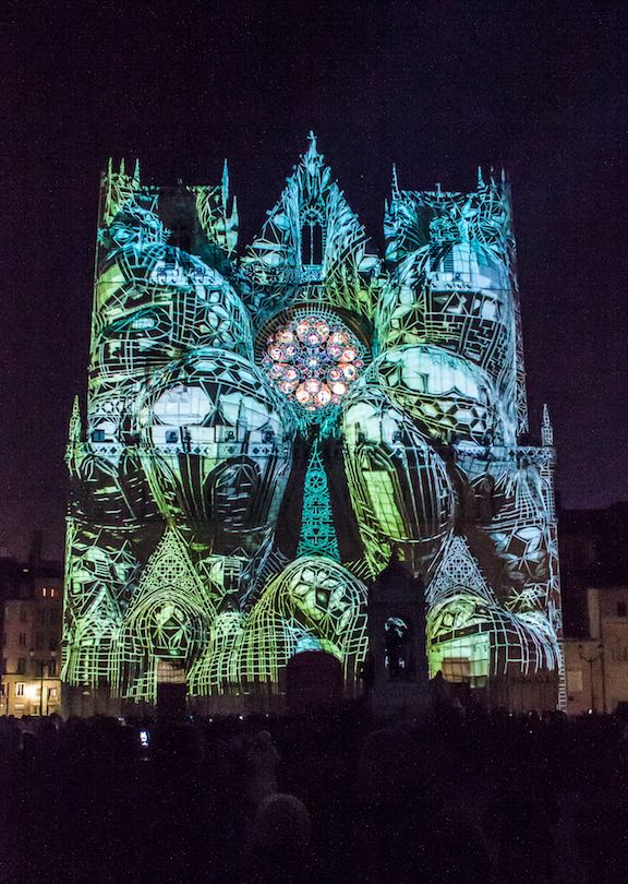 Evolutions, Yan Nguema, Fête des lumières 2016, photo Lyon-visite.info