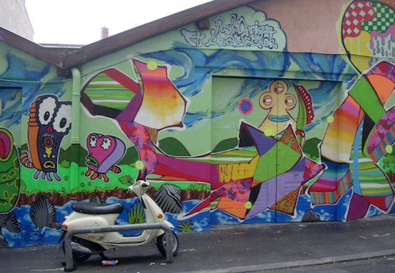 Fresque murale rue Lemot, Lyon