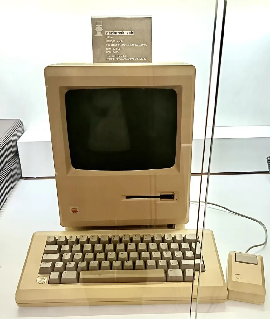 MacIntosh de 1984 - Image issue de Wikimédia sous licence CC