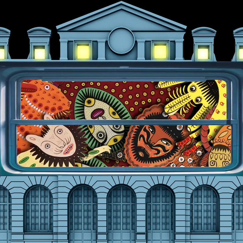 Gare Saint-Paul, Fête des lumières 2025, Lyon - simulation