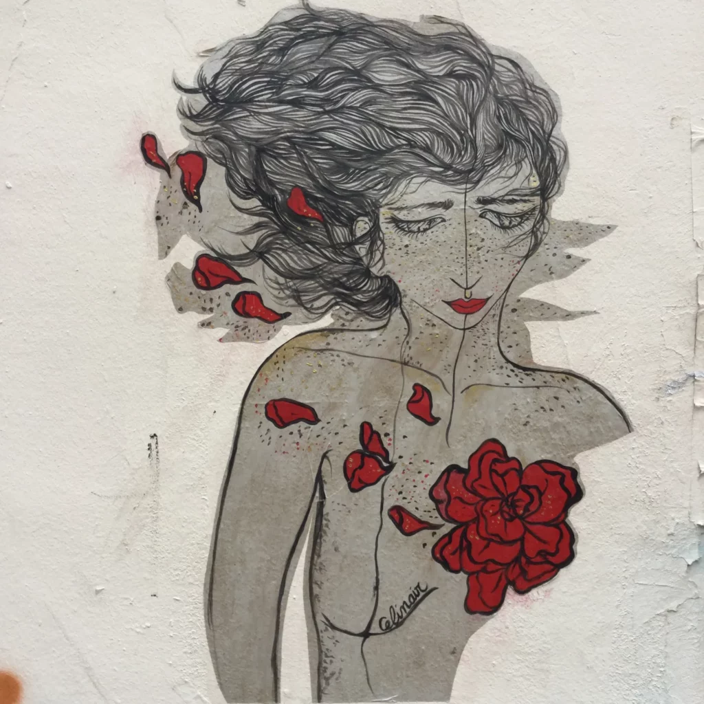 Street art Lyon, oeuvre de Colinair