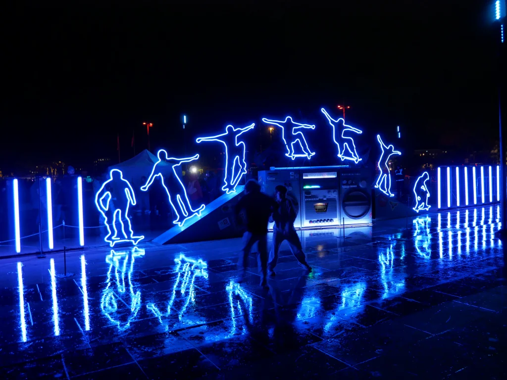 HDV 40 ans de skate à Lyon - Place Louis Pradel - Fête des lumières 2025, Lyon